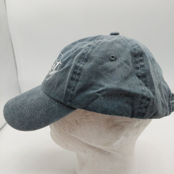 World Class Title Hat Blue Gray White Embroidered Buckle Strap WCT - Picture 2 of 6